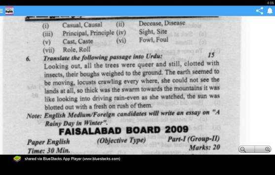 11th class English all years past papers screenshot 3