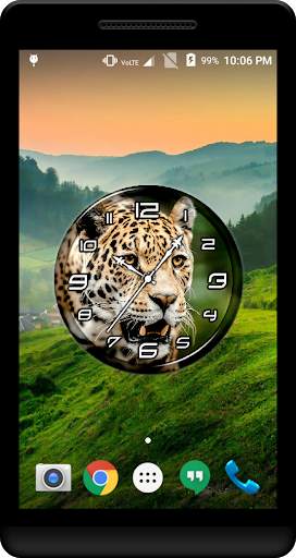 Jaguar Clock Live Wallpaper screenshot 2