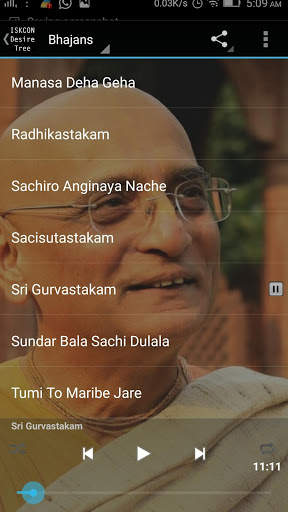 Bhakti Charu Swami Bhajans screenshot 2