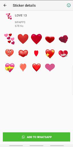 LOVE STICKERS FOR WHATSAPP - ❤️WASTICKERAPPS❤️ screenshot 7