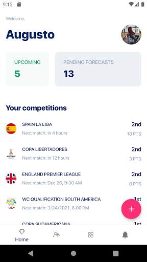 GameOn: predict soccer results screenshot 1