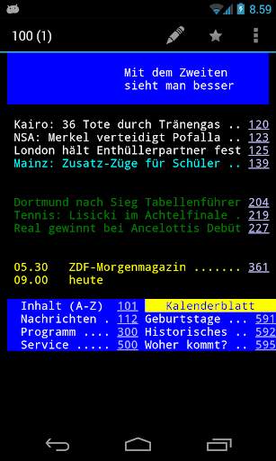 aText-TV - Videotext screenshot 3