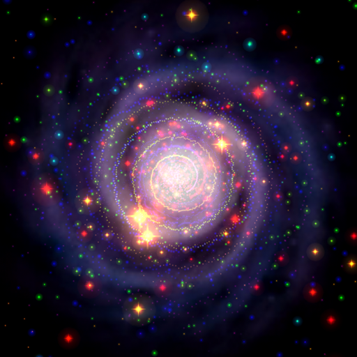 Galaxy Journey Music Visualizer Pro icon