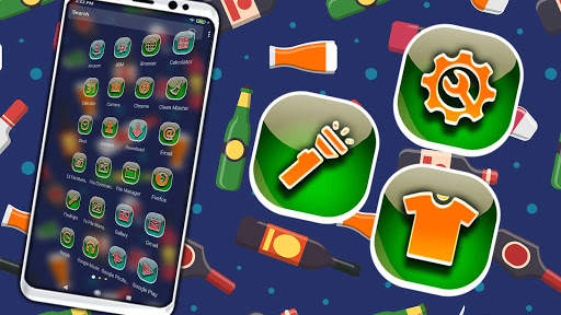 Bottle Pattern Launcher Theme screenshot 3