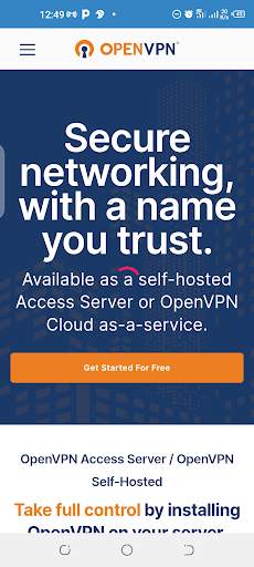 Open VPN screenshot 2