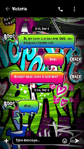(FREE) GO SMS HAVE FUN THEME screenshot 3