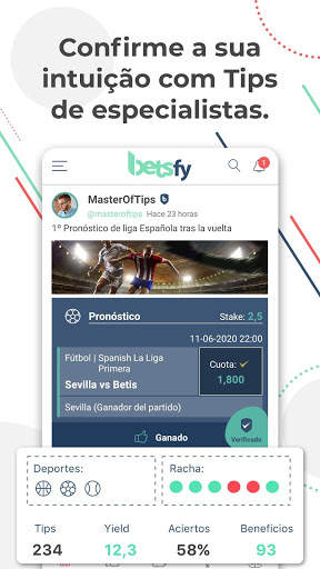Betsfy – a rede social de prognósticos desportivos screenshot 2