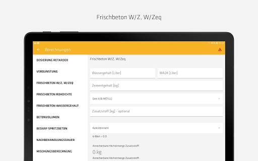 Sika Beton App screenshot 6