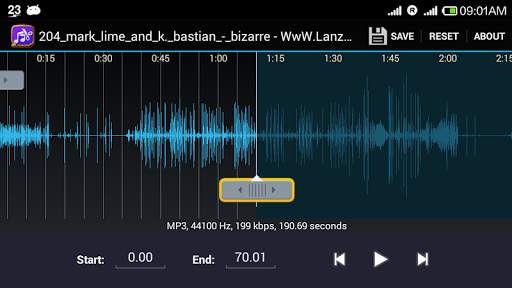 Ringtone maker & Audio Clipper screenshot 2