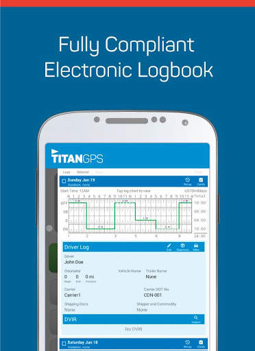 Titan GPS Electronic Logbook screenshot 1