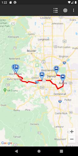 RAMBLIN Bus Tracker screenshot 2