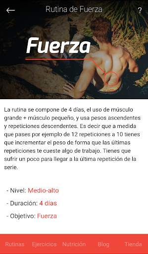 Ejercicios y Rutinas Gym screenshot 6