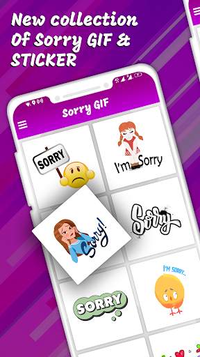 Sorry GIF : Sorry Stickers For Whatsapp screenshot 1
