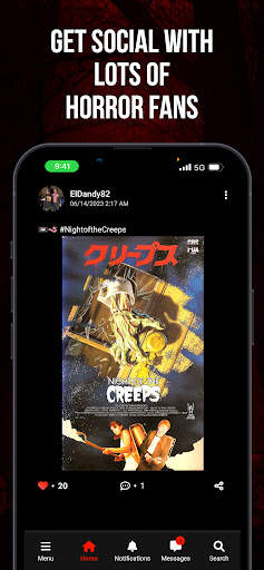Slasher Horror Social Network screenshot 1