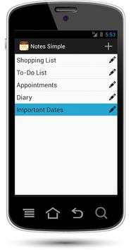 Notes Simple NotePad Free screenshot 3