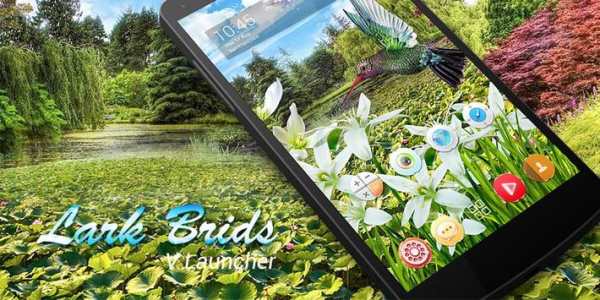 Lark Birds Parallax V Launcher Theme screenshot 5