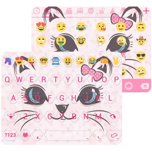 Cute Cat Emoji Keyboard Theme 1.0.4