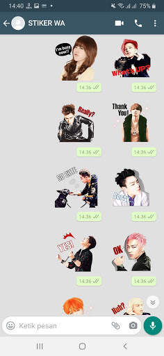 Sticker Wa OPPA Korea WAStickerApps screenshot 2