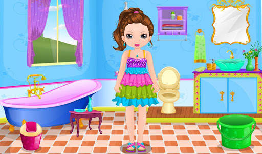 Girl Bathroom Cleaning - House Cleanup screenshot 1