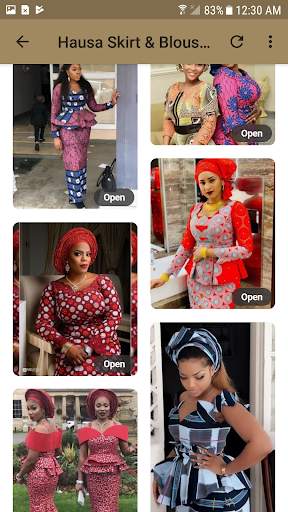Hausa Skirt & Blouse Styles. screenshot 2