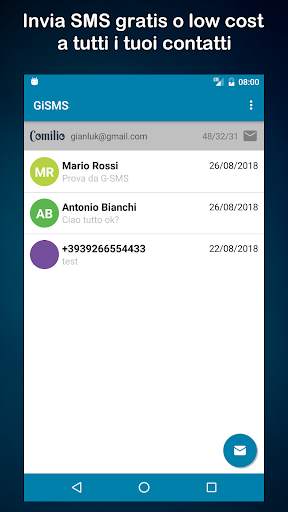 GiSMS - Cheap SMS screenshot 1