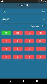 Bit to Byte Converter स्क्रीनशॉट 3