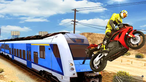 EZ Drive - Train Racer - Train Surfer, Bike Race screenshot 2