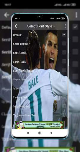 कीबोर्ड प्रशंसक Realmadrista स्क्रीनशॉट 1