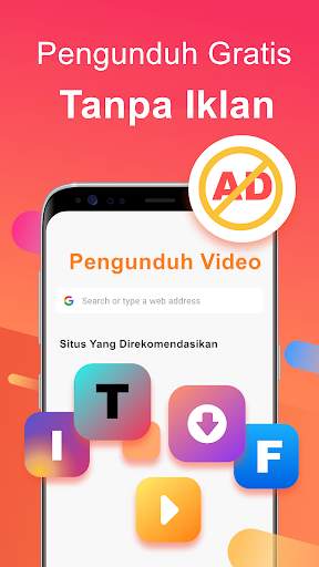 Video Downloader - Pengunduh Video Gratis screenshot 1
