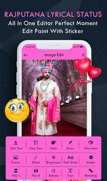 My Photo Rajputana Lyrical Video Status Maker screenshot 4