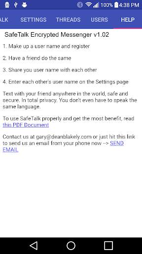 SafeTalk Encrypted Messenger screenshot 2