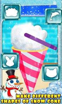 Snow Icy Cone Maker: Ice candy Making Adventure screenshot 2