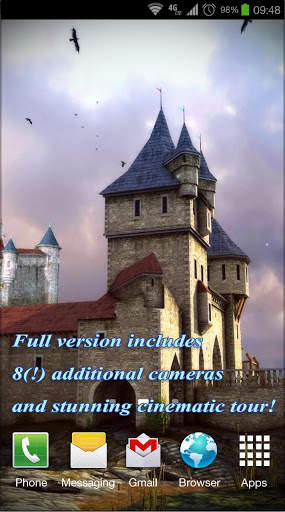 Castle 3D Free live wallpaper 4 تصوير الشاشة