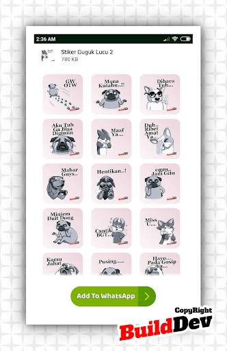 Kumpulan Stiker WA Keren 2021 WAStickerApps screenshot 19