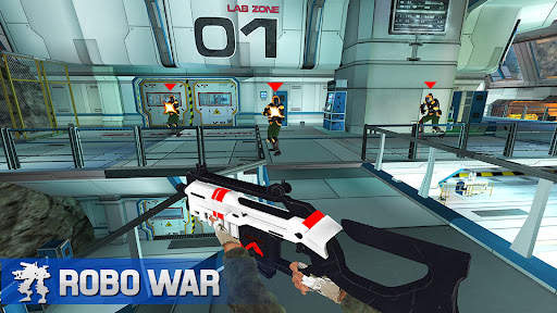 Robot Gun Shooting Games War screenshot 2