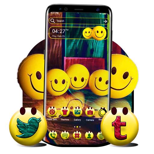 Smiley Emoji Launcher Theme 1.0