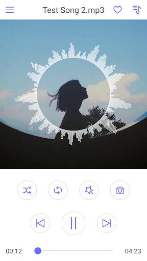 Easy Music Player (MP3 Audio Player & All Formats) 1 تصوير الشاشة