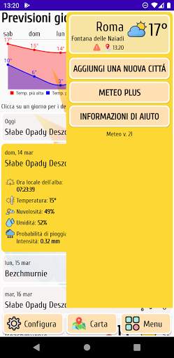 Previsioni meteo e qualitá dell´aria con Widgets screenshot 6