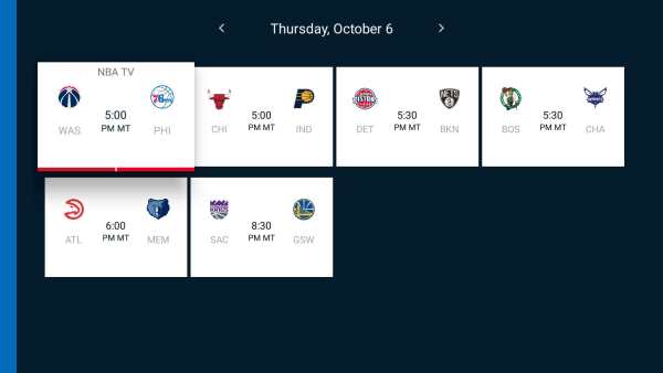 NBA for Android TV screenshot 4