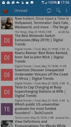 Handy News Reader screenshot 2