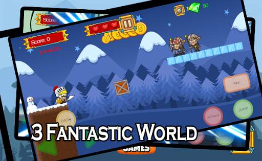 Super King Knight Adventure – Free Jumping Game screenshot 2