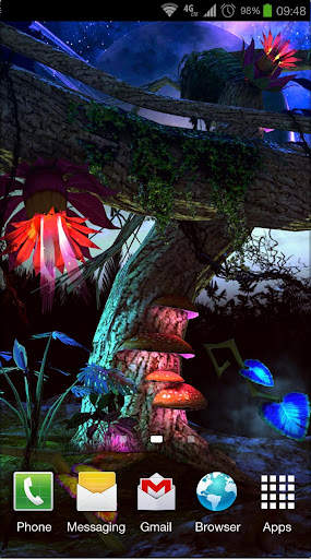 Alien Jungle 3D Live Wallpaper screenshot 3
