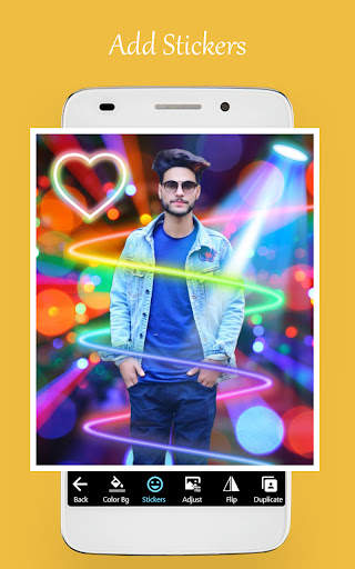 Neon photo editor and frames screenshot 4