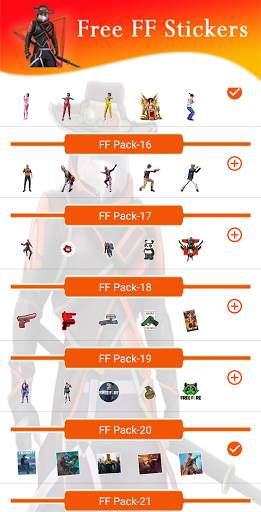 Free FF Stickers Packs - WAStickersApp screenshot 10