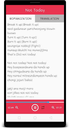 BTS Music Lyrics - KPop Offline screenshot 5