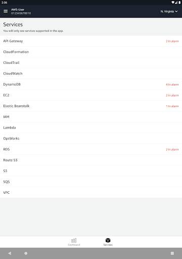 AWS Console screenshot 14