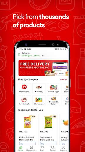 Airlift Express - Grocery & Pharmacy Delivery स्क्रीनशॉट 2