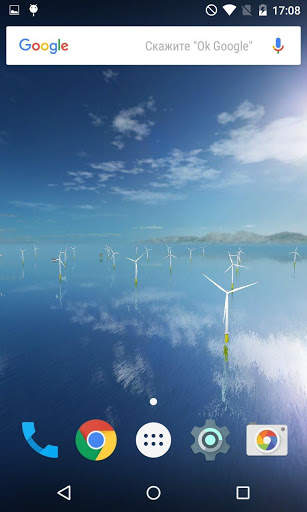 Coastal Wind Farm 3D Live Wallpaper screenshot 2