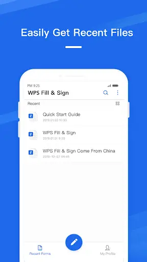 WPS PDF Fill & Sign - Fill & Sign on PDF screenshot 1