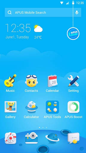 Whimsy-APUS Launcher theme screenshot 1